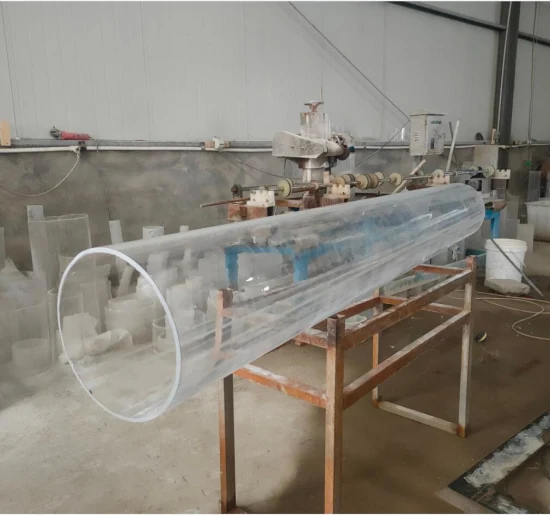 Tube de verre de quartz de tube de quartz de réchauffeur transparent résistant à la chaleur