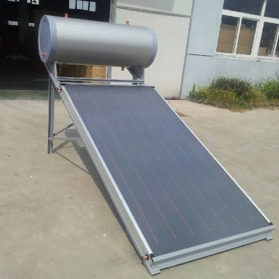 Chauffe-eau à énergie solaire à plaque plate en acier galvanisé sans pression 100L-400L