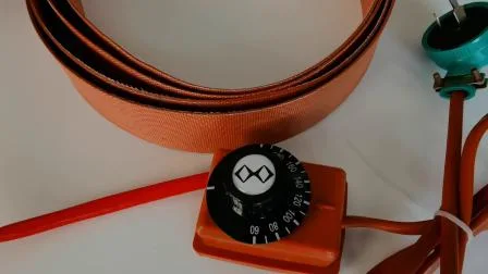 Chauffe-couverture de tambour à bande flexible en caoutchouc de silicone personnalisé